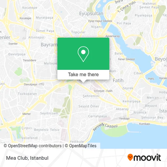 Mea Club map