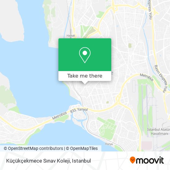 Küçükçekmece Sınav Koleji map