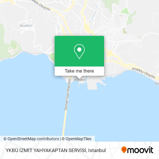 YKBÜ İZMİT YAHYAKAPTAN SERVİSİ map