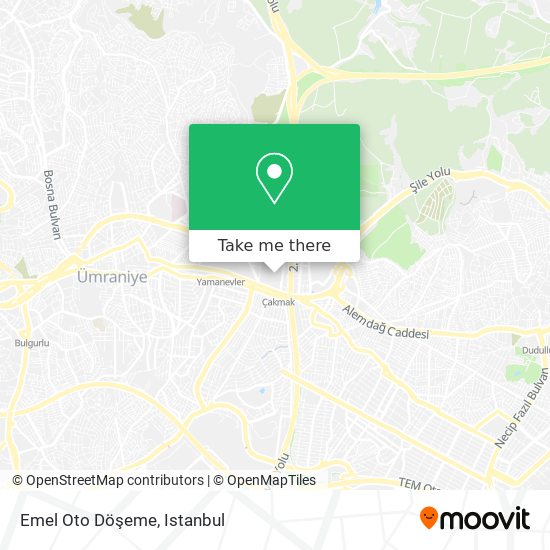 Emel Oto Döşeme map
