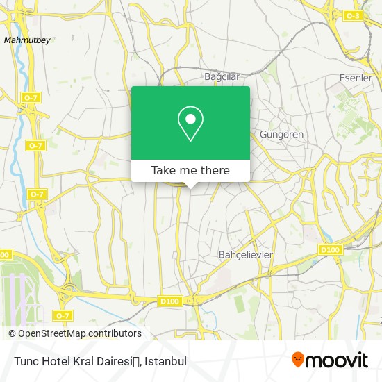 Tunc Hotel Kral Dairesi map