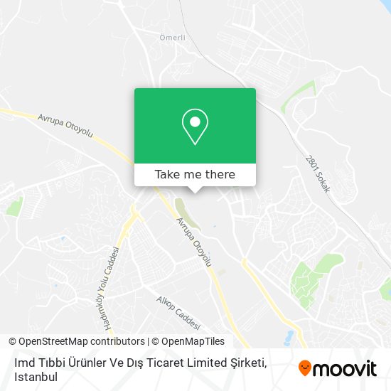 Imd Tıbbi Ürünler Ve Dış Ticaret Limited Şirketi map