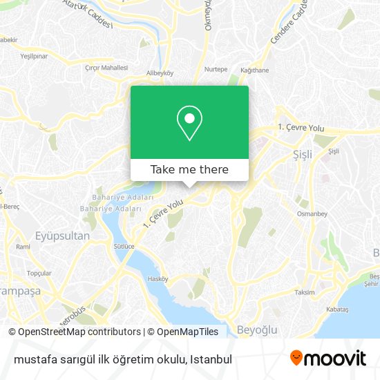 mustafa sarıgül ilk öğretim okulu map