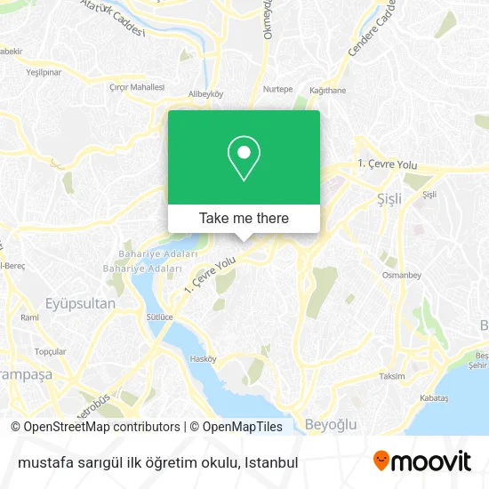 mustafa sarıgül ilk öğretim okulu map