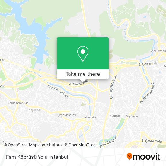 Fsm Köprüsü Yolu map