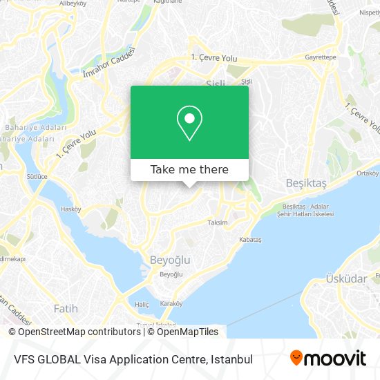 VFS GLOBAL Visa Application Centre map