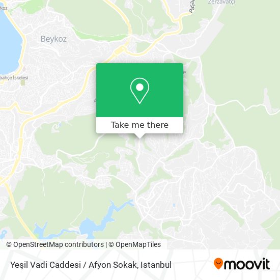 Yeşil Vadi Caddesi / Afyon Sokak map