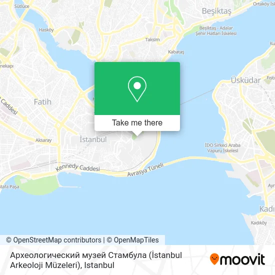 Археологический музей Стамбула (İstanbul Arkeoloji Müzeleri) map