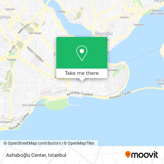 Ashaboğlu Center map