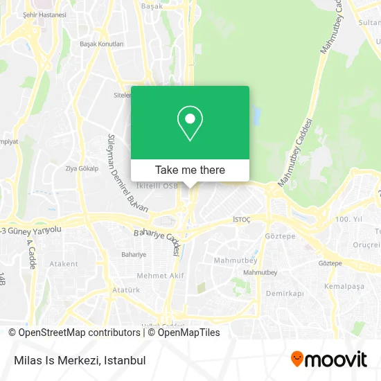Milas Is Merkezi map