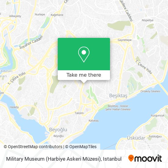 Military Museum (Harbiye Askeri Müzesi) map