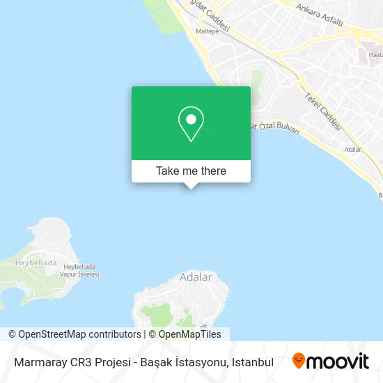 Marmaray CR3 Projesi - Başak İstasyonu map