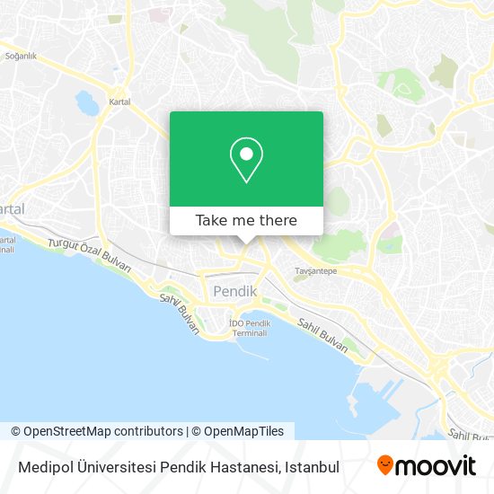 Medipol Üniversitesi Pendik Hastanesi map