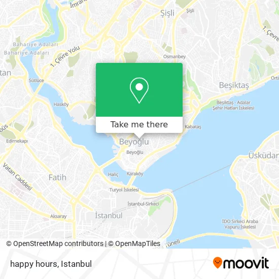 happy hours map
