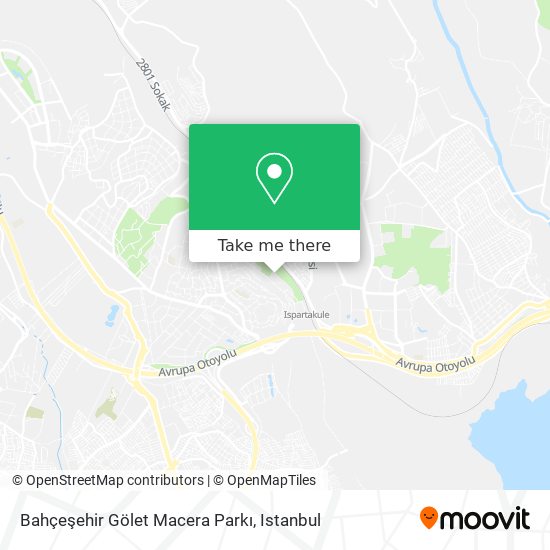 Bahçeşehir Gölet Macera Parkı map