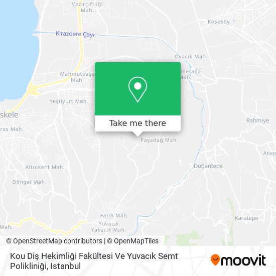Kou Diş Hekimliği Fakültesi Ve Yuvacık Semt Polikliniği map