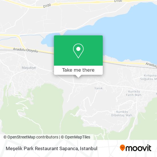 Meşelik Park Restaurant Sapanca map