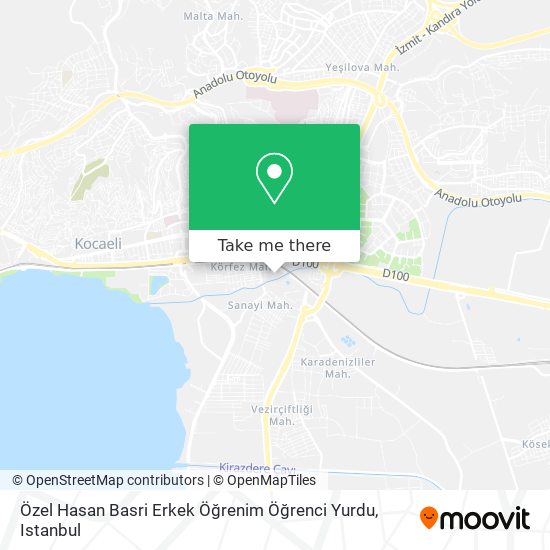 Özel Hasan Basri Erkek Öğrenim Öğrenci Yurdu map