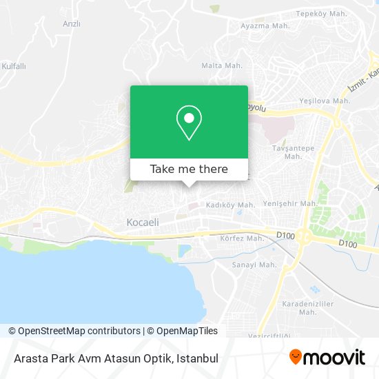 Arasta Park Avm Atasun Optik map