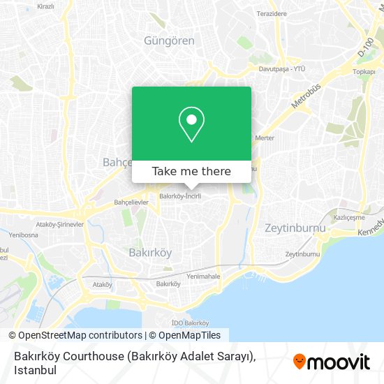 Bakırköy Courthouse (Bakırköy Adalet Sarayı) map