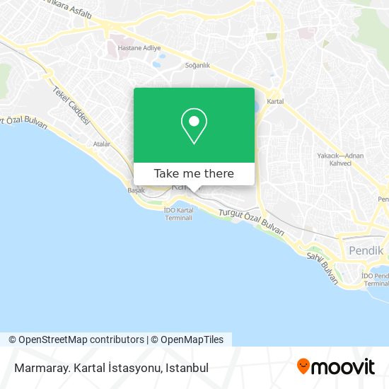 Marmaray. Kartal İstasyonu map