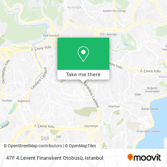 47F 4.Levent Finanskent Otobüsü map