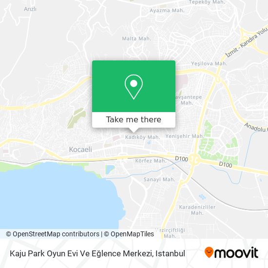 Kaju Park Oyun Evi Ve Eğlence Merkezi map