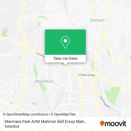Marmara Park AVM Mehmet Akif Ersoy Mah. map