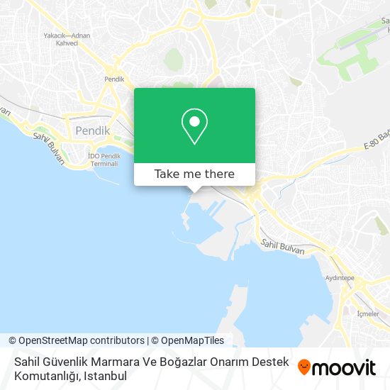Sahil Güvenlik Marmara Ve Boğazlar Onarım Destek Komutanlığı map