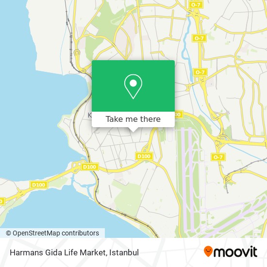 Harmans Gida Life Market map