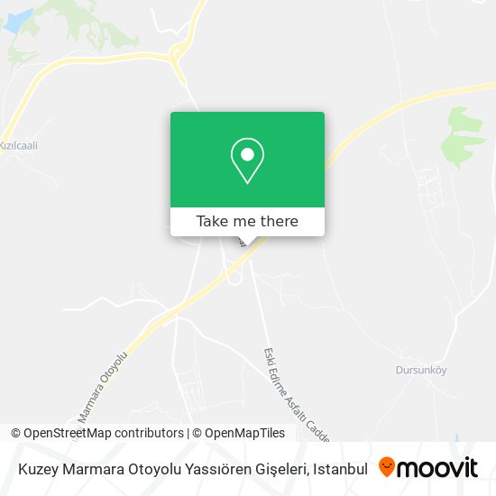 Kuzey Marmara Otoyolu Yassıören Gişeleri map