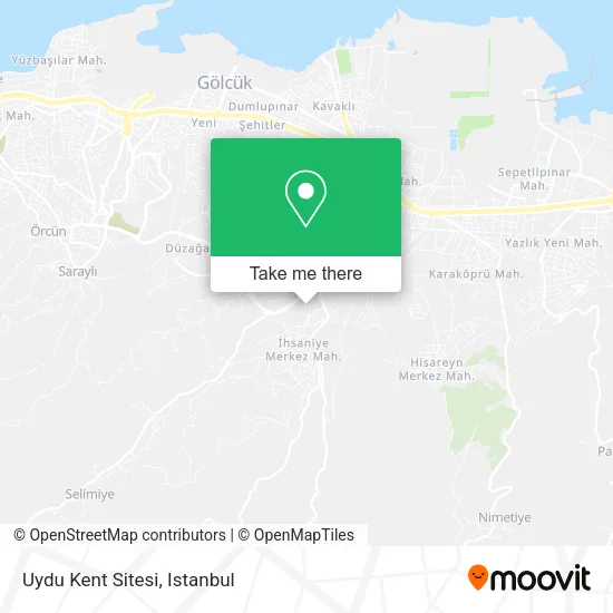 Uydu Kent Sitesi map