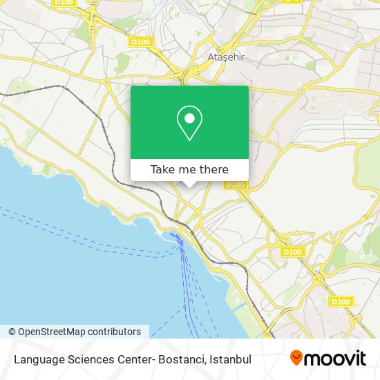 Language Sciences Center- Bostanci map