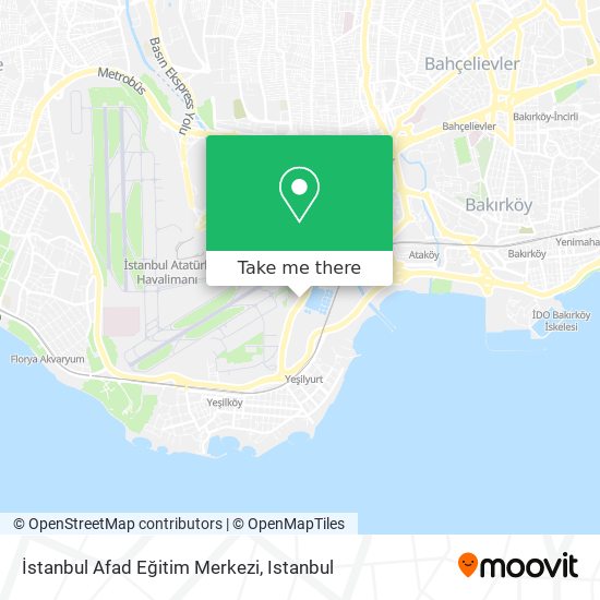 İstanbul Afad Eğitim Merkezi map