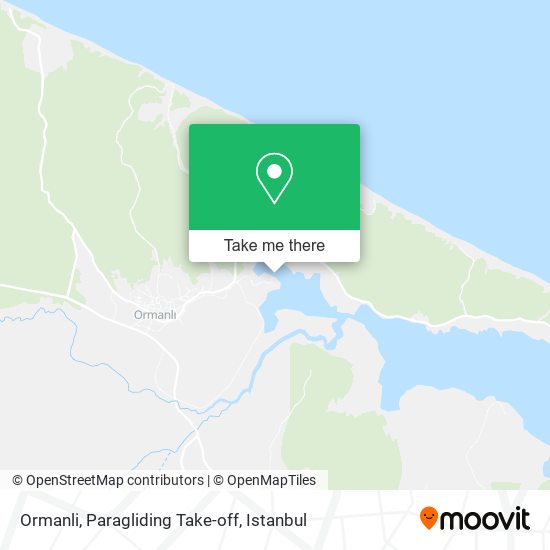 Ormanli, Paragliding Take-off map