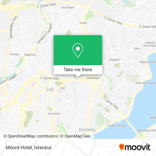 Milord Hotel map