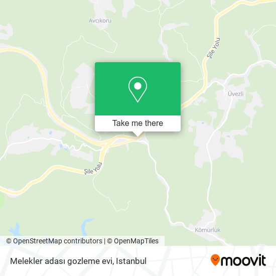 Melekler adası gozleme evi map