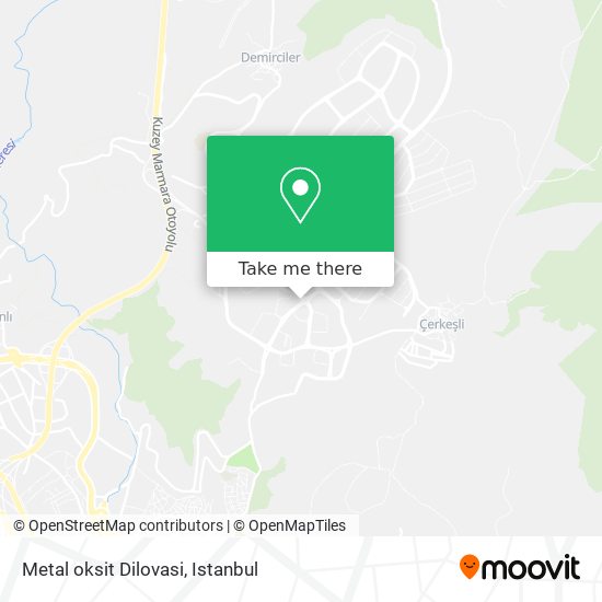 Metal oksit Dilovasi map