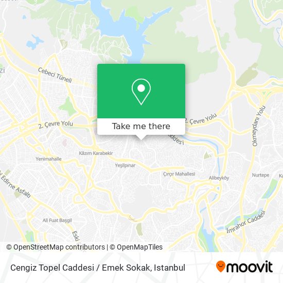 Cengiz Topel Caddesi / Emek Sokak map