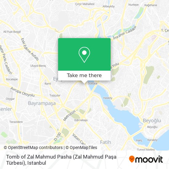Tomb of Zal Mahmud Pasha (Zal Mahmud Paşa Türbesi) map