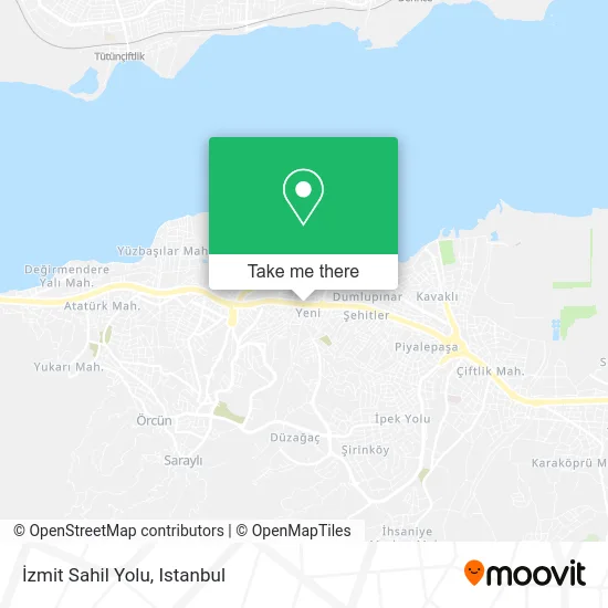 İzmit Sahil Yolu map