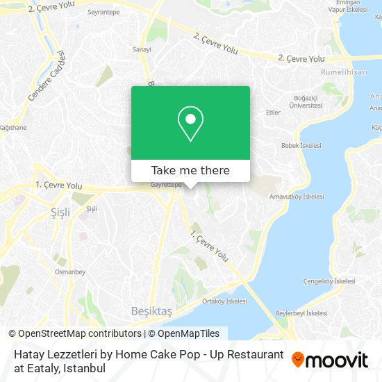 Hatay Lezzetleri by Home Cake Pop - Up Restaurant at Eataly map