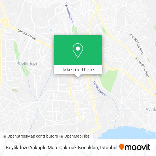 Beylikdüzü Yakuplu Mah. Çakmak Konakları map