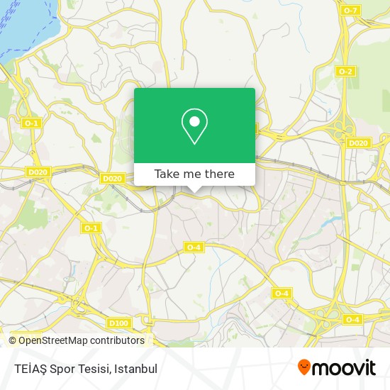 TEİAŞ Spor Tesisi map