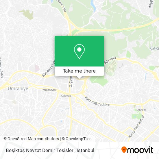 Beşiktaş Nevzat Demir Tesisleri map