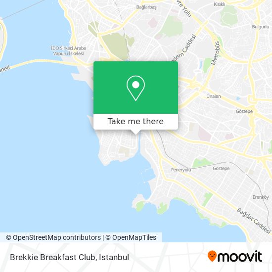 Brekkie Breakfast Club map