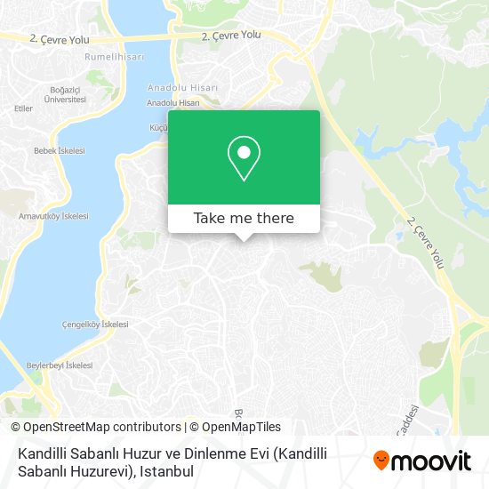 Kandilli Sabanlı Huzur ve Dinlenme Evi (Kandilli Sabanlı Huzurevi) map