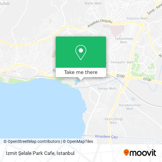 Izmit Şelale Park Cafe map