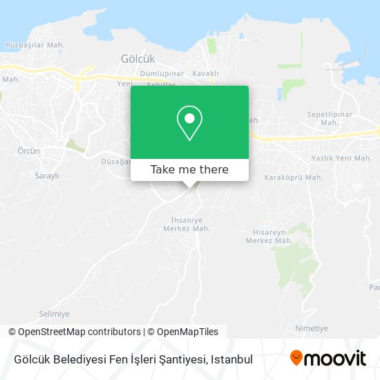 Gölcük Belediyesi Fen İşleri Şantiyesi map