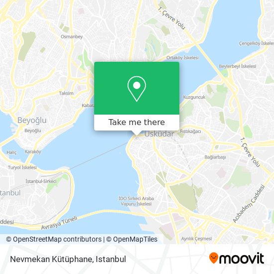Nevmekan Kütüphane map